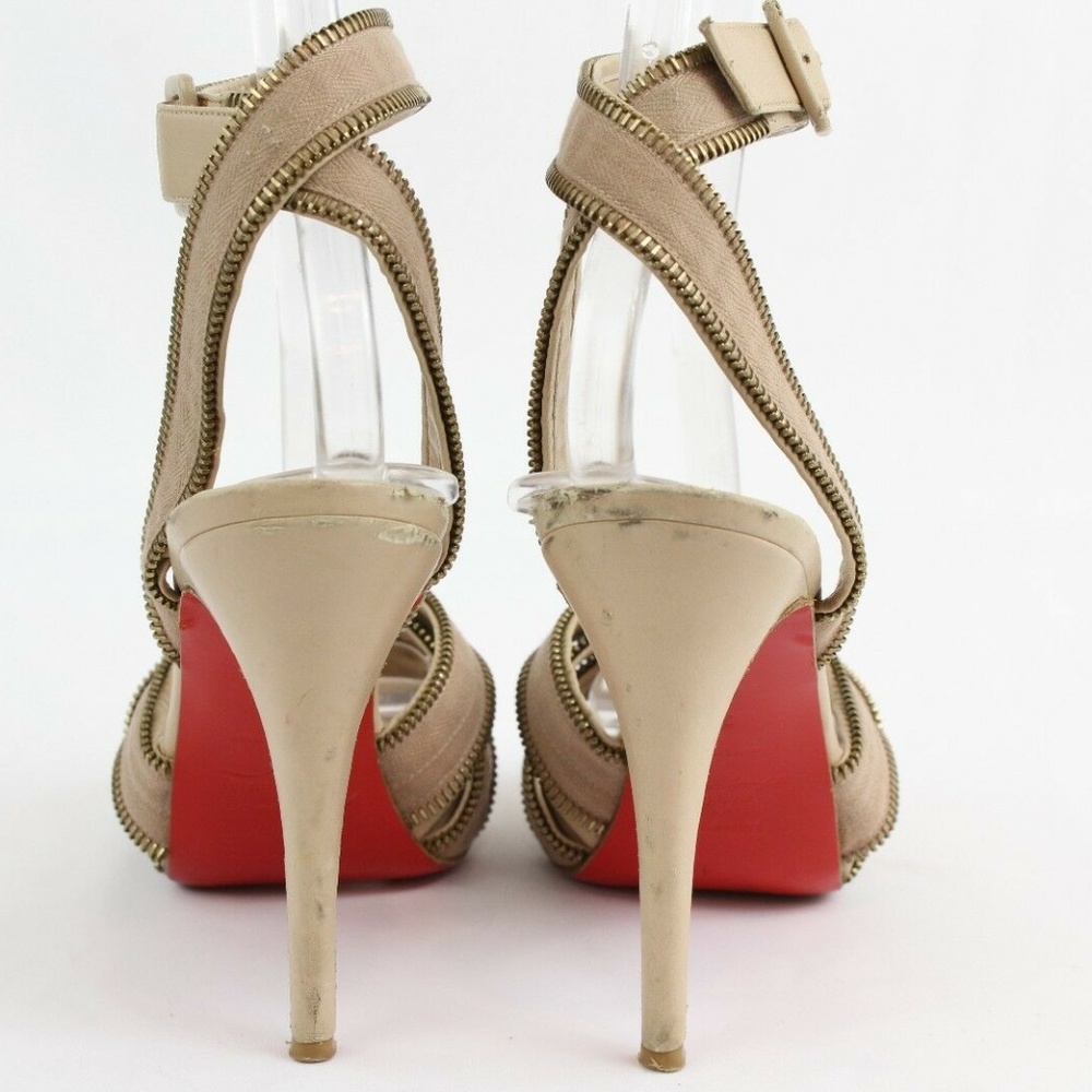 satin louboutin heels